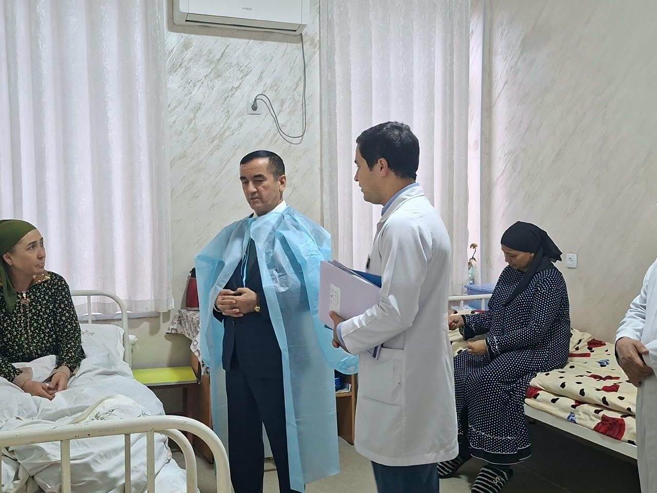 БОЗДИДИ ХУШВАХТ ШАРИФЗОДА АЗ ЯК ҚАТОР МУАССИСАҲОИ ТАНДУРУСТИИ ШАҲРИ ДУШАНБЕ 